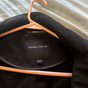 Black coat- water resistant outer and fleece inside